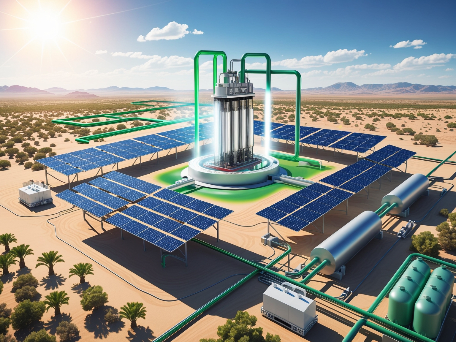 Hidrogênio Verde: A Revolução dos Reatores Solares na Produção de Combustível Limpo