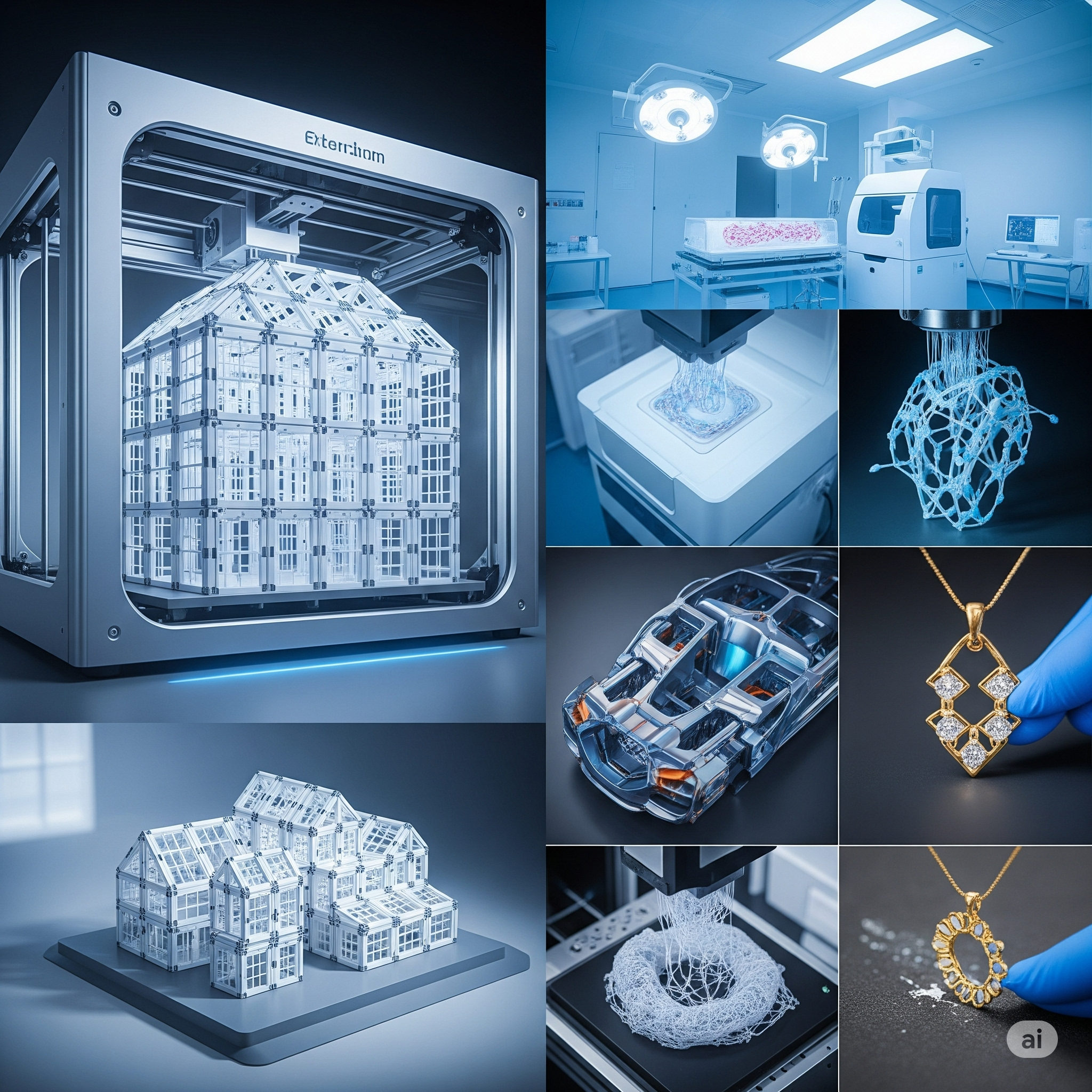 A Impressão 3D e o Futuro dos Produtos: Como a Fabricação Aditiva Está Criando Tudo, de Casas a Órgãos Humanos