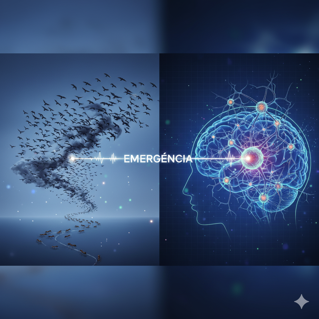 Emergência: O Princípio por Trás das Revoadas de Pássaros, Formigueiros e a Busca pela Consciência