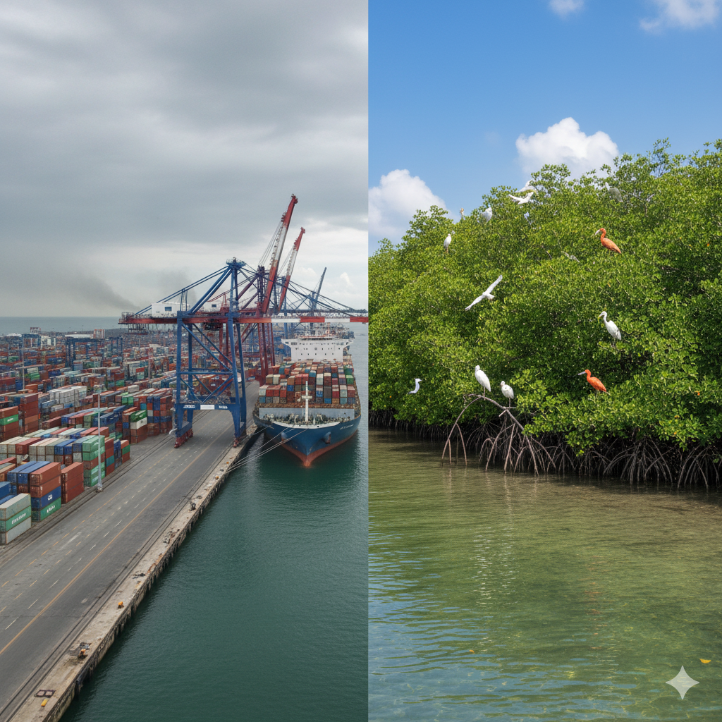 Desenvolvimento vs. Preservação: O Dilema dos Grandes Portos e o Futuro dos Ecossistemas Marinhos