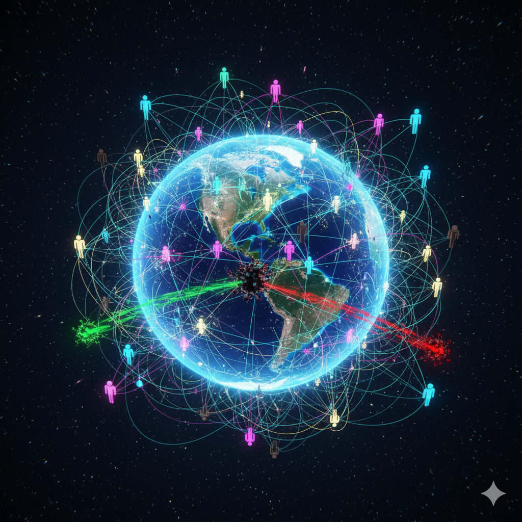 Seis Graus de Separação na Era Digital: A Ciência das Redes que Conecta Você a Qualquer Pessoa no Mundo