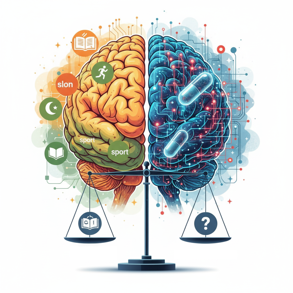 Nootrópicos e “Biohacking”: A Ciência Real (e os Riscos Ocultos) por Trás das “Drogas da Inteligência”