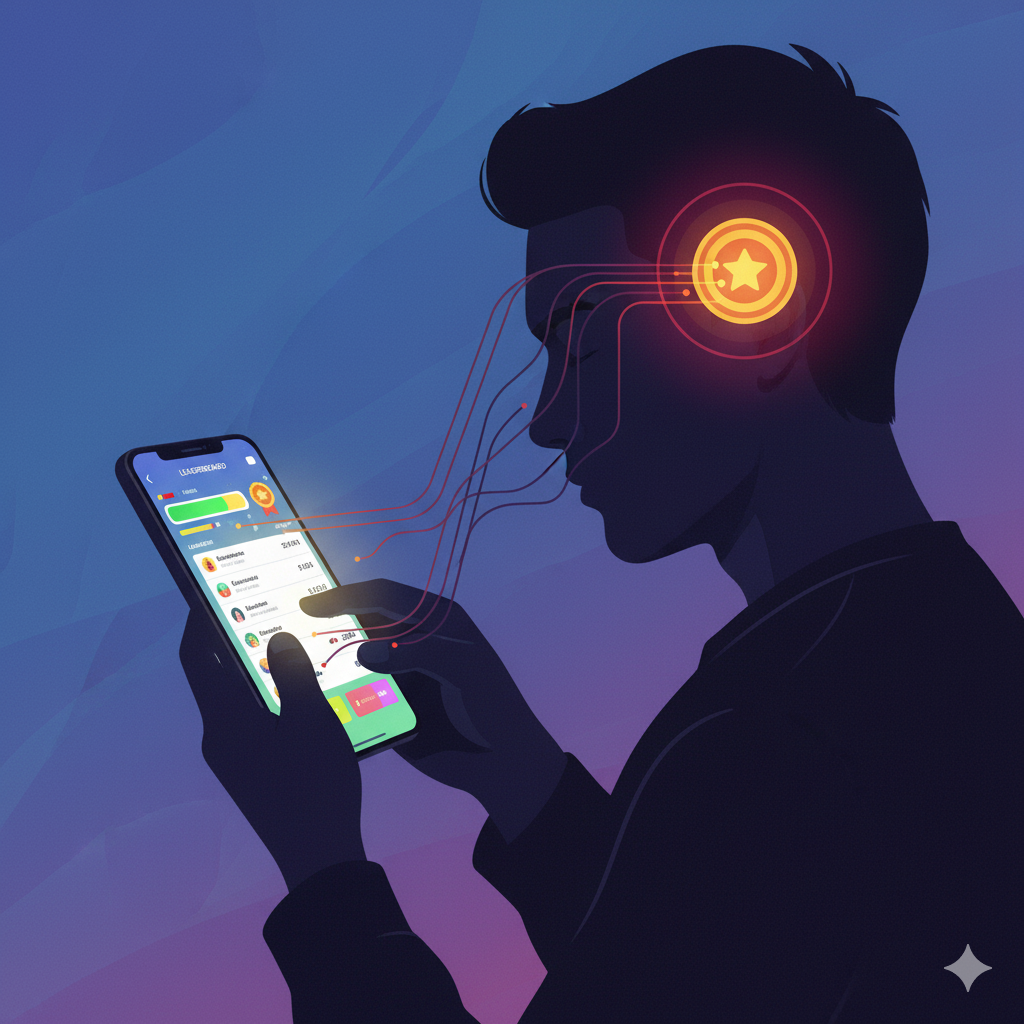 A “Gamerificação” da Vida Real: A Psicologia Oculta em Apps de Banco e Saúde que Manipula seu Comportamento