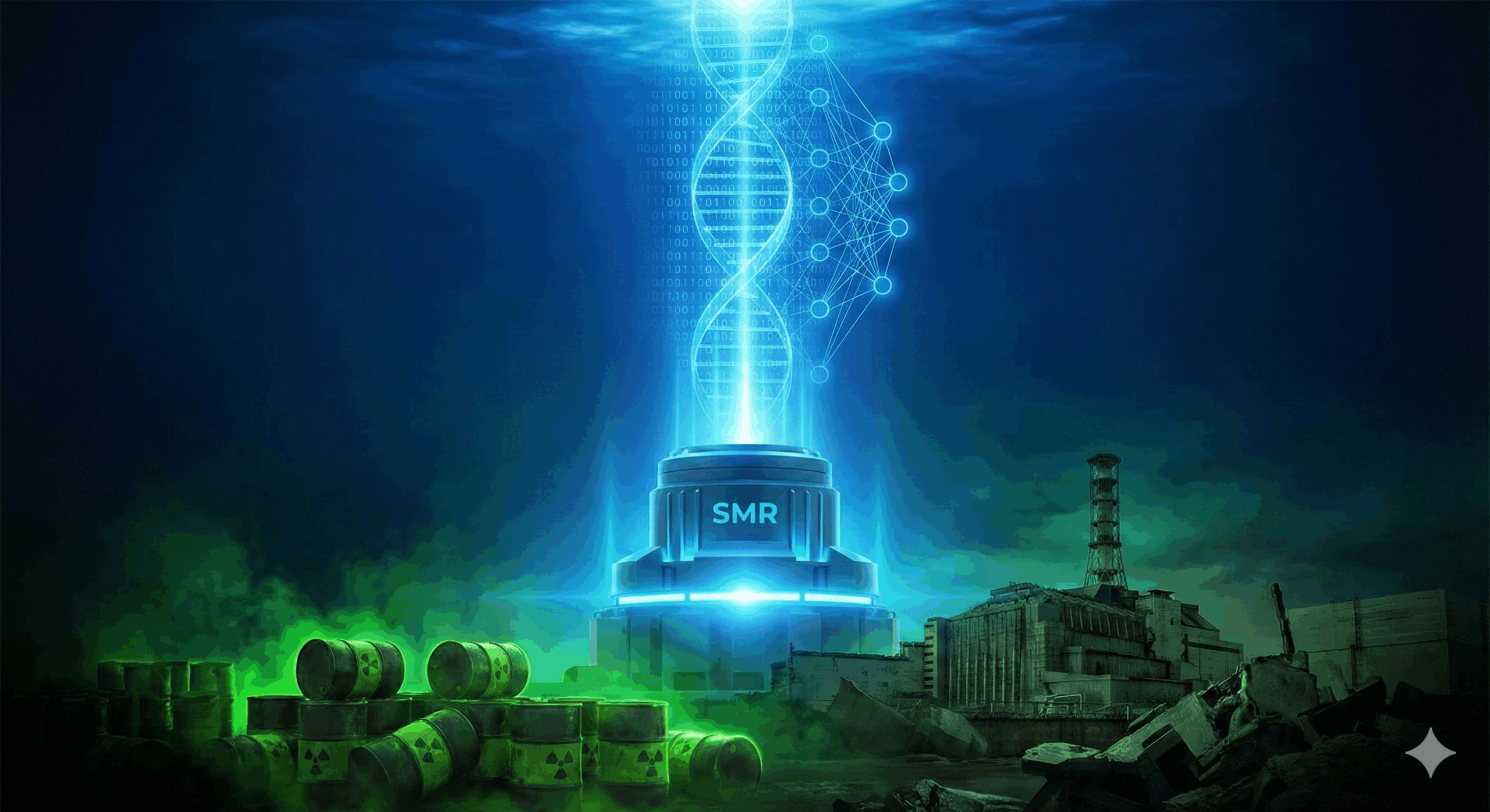 O Átomo Contra o Algoritmo: Microsoft e Google Ressuscitam a Energia Nuclear para Evitar um Apagão Energético Causado pela Inteligência Artificial.